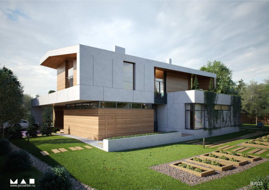 Проект современного загородного дома