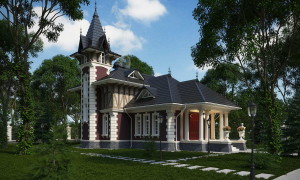 Проект дома в викторианском стиле